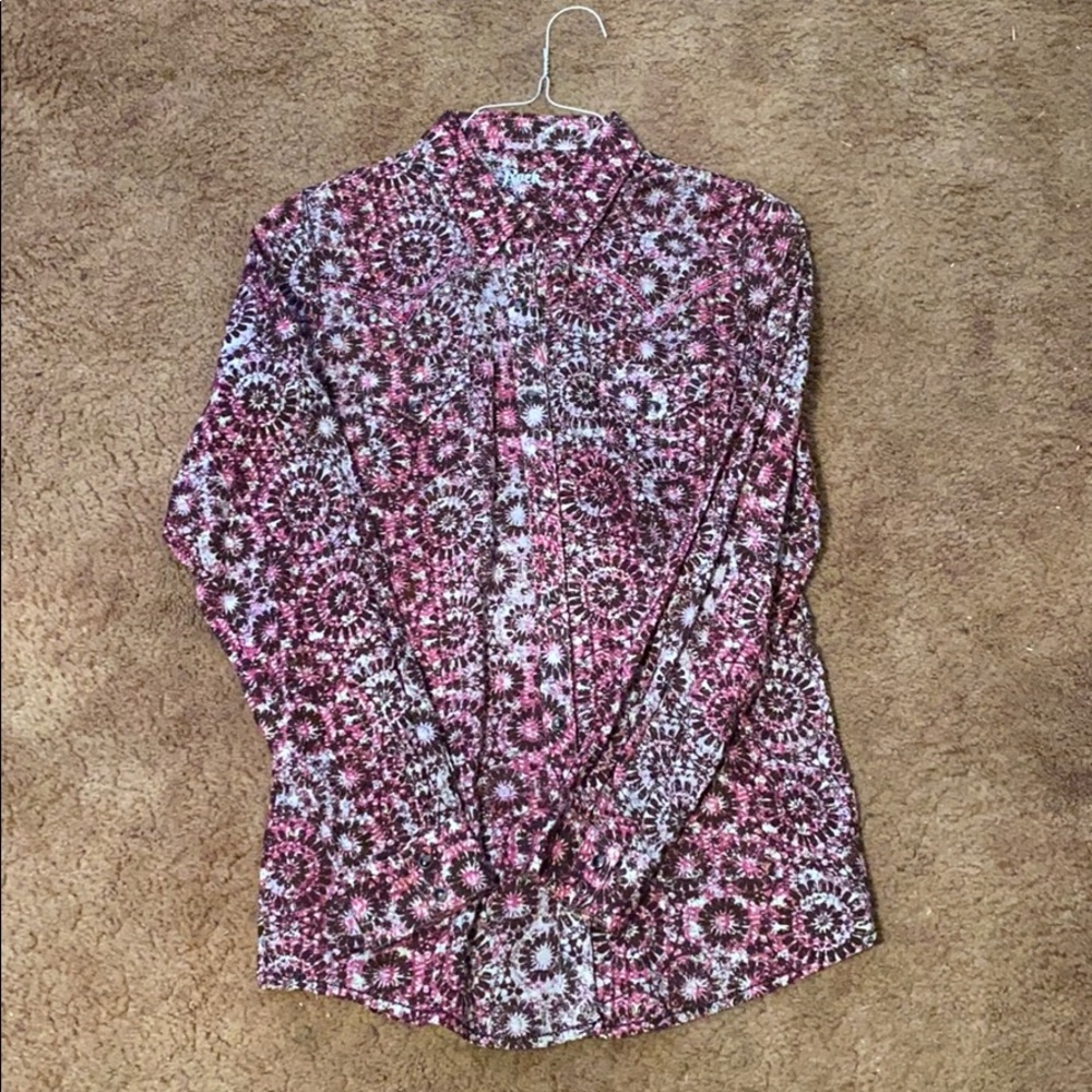Rock 47 western shirt with studs
